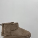 stivaletti in simil camoscio platform